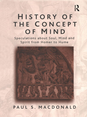 cover image of History of the Concept of Mind